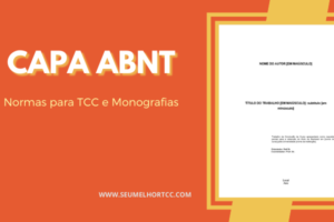 Capa ABNT para TCC e Monografias